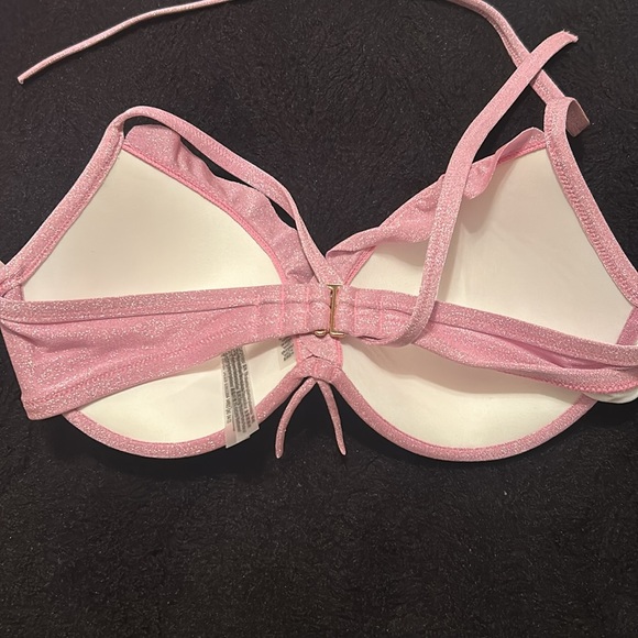 Brand New Victoria Secret Pink Shimmer Bikini Top - Picture 3 of 7